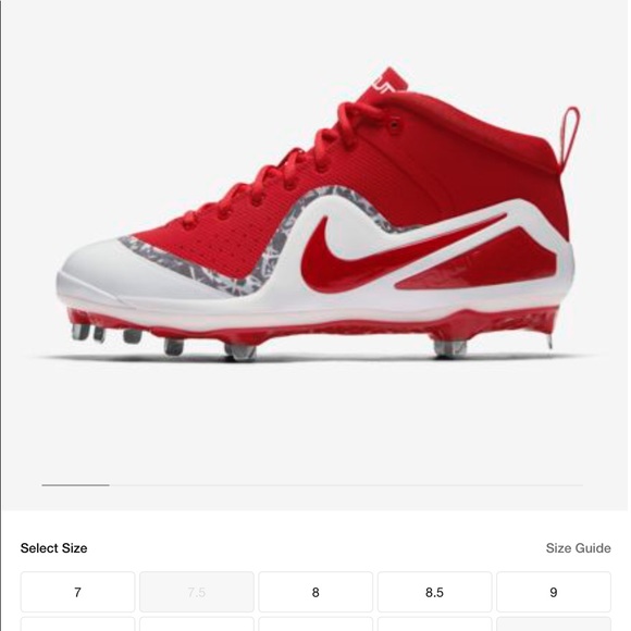 NIKE MIKE TROUT Force Air 4 Baseball cleats sz 12 - Picture 4 of 5